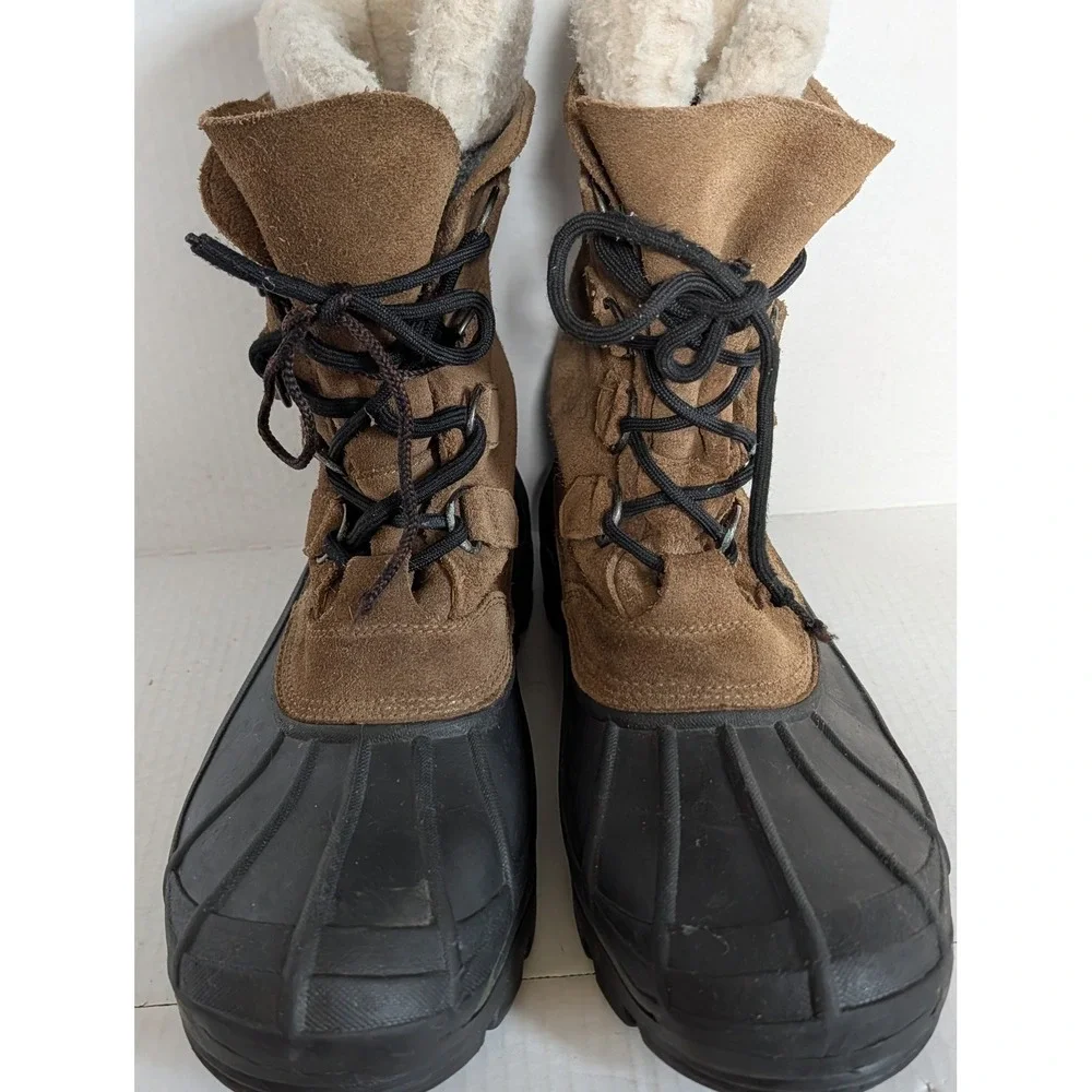 SOREL Chilanko Men's Size 12 Brown Suede Insulated Winter Snow Boots
